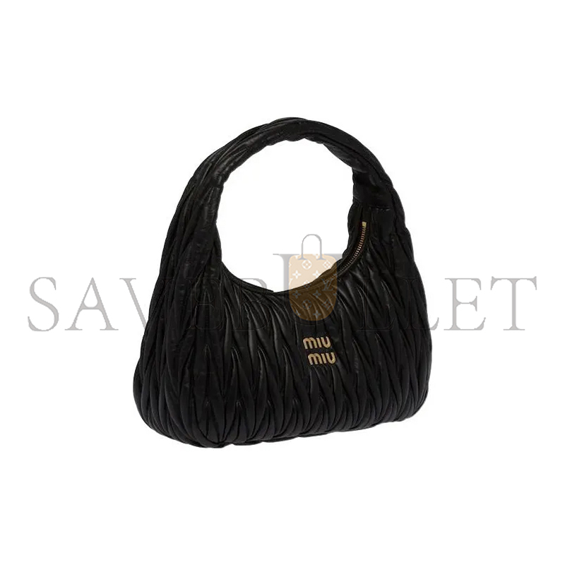 M1v M1v wander matelassÉ nappa leather hobo bag 5bc108 (29*24*9.5cm)